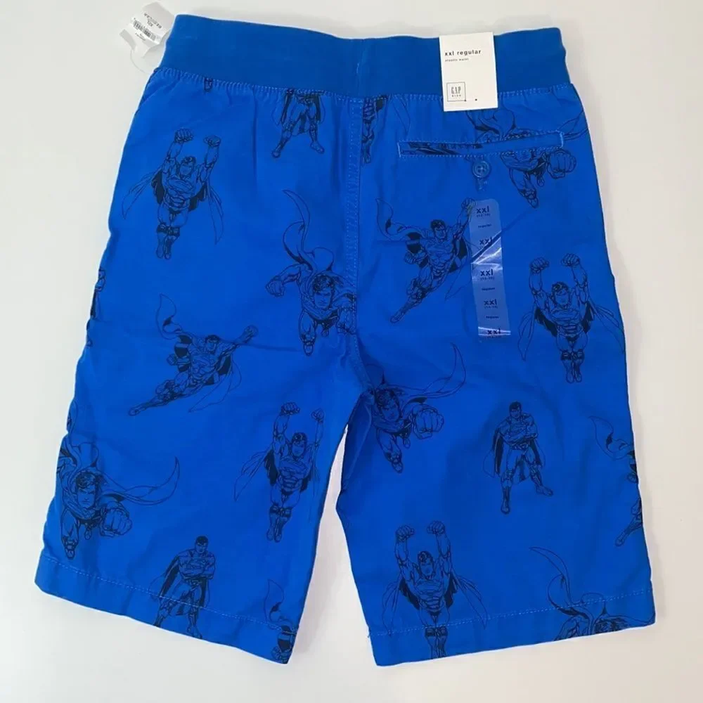 New Gap short supermán  boys kids xxl 14-16